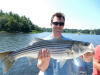 Merrimack River striper caught by Tim